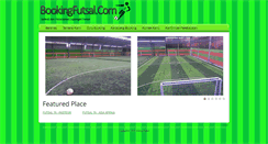 Desktop Screenshot of bookingfutsal.com