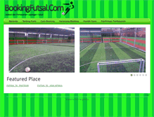 Tablet Screenshot of bookingfutsal.com